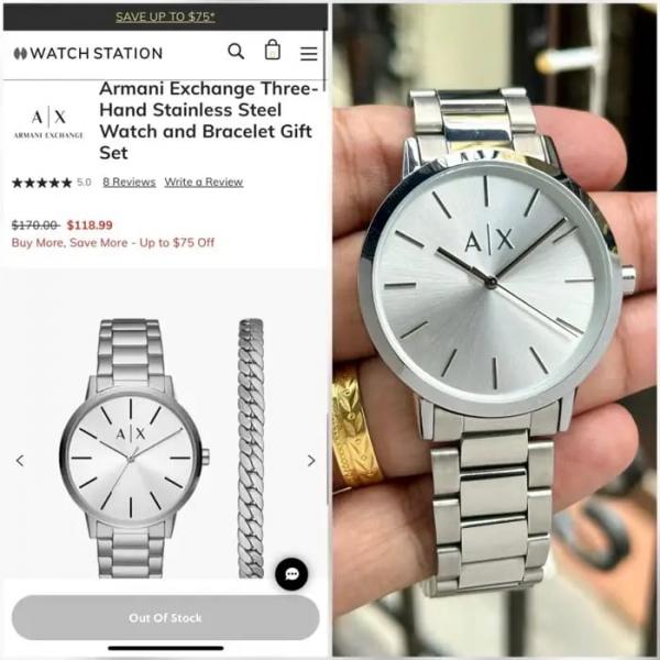 Armani_exchange_Formal_Wear_Silver